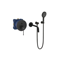 GROHE/PAFFONI  komplet wannowy podtynkowy, phantom black 24167KF1-06