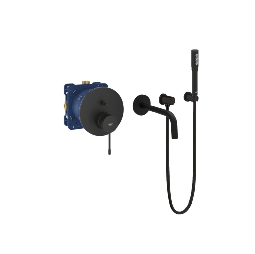 GROHE/PAFFONI komplet wannowy podtynkowy, phantom black 24167KF1-07