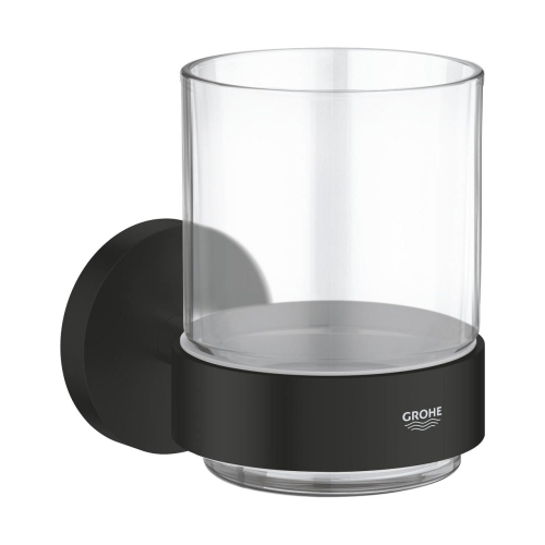 GROHE Essentials szklanka z uchwytem, matte black 1022562430.jpg