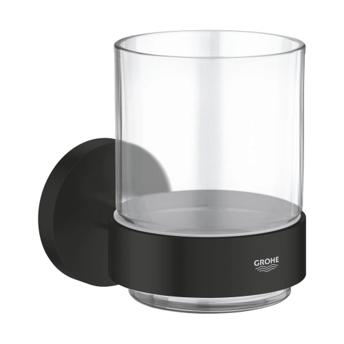 GROHE Essentials szklanka z uchwytem, matte black 1022562430.jpg