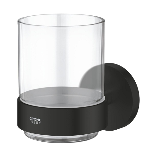 GROHE Essentials szklanka z uchwytem, matte black 1022562430-2.jpg