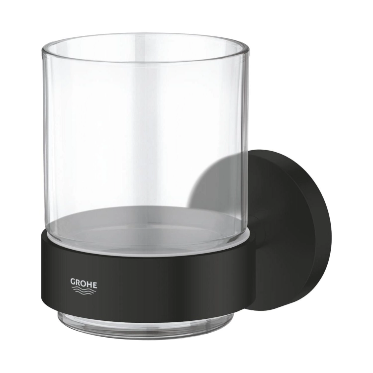 GROHE Essentials szklanka z uchwytem, matte black 1022562430-2.jpg