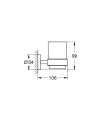 GROHE Essentials szklanka z uchwytem, matte black 1022562430-tech.jpg