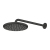GROHE Tempesta 250 deszczownica 250mm z ramieniem 380mm, matte black 266682430