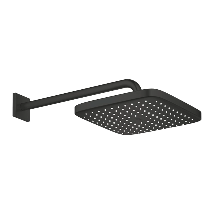 GROHE Tempesta 250 Cube deszczownica 250mm z ramieniem 380mm, matte black 266872430
