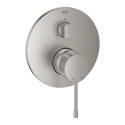 GROHE Essence podtynkowa 3-drożna, element zewnętrzny, stal nierdzewna 24169DC1