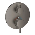 GROHE Atrio termostatyczna bateria do obsługi dwóch odbiorników, element zewnętrzny, szczotkowany grafit - brushed hard graphite 24358AL0