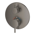GROHE Atrio termostatyczna bateria do obsługi dwóch odbiorników, element zewnętrzny, szczotkowany grafit - brushed hard graphite 24358AL0