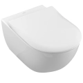 Villeroy&Boch Subway 2.0 DirectFlush miska podwieszana 56,5x37,5 cm z deską wolnoopadającą Slim Seat 5614R201
