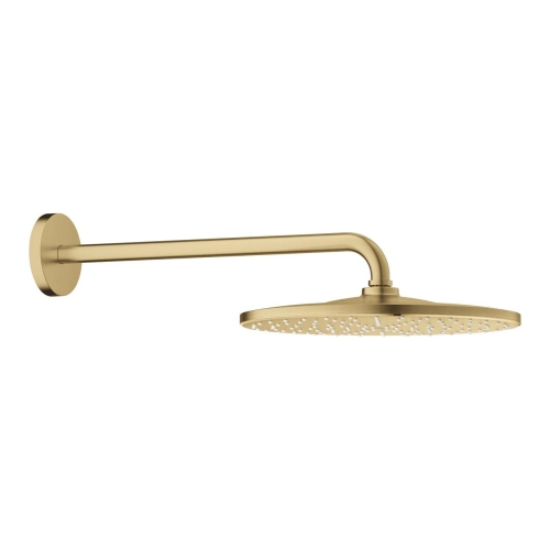 GROHE Rainshower Mono prysznic górny 310mm z ramieniem ściennym, złoty szczotkowany - brushed cool sunrise 26558GN0