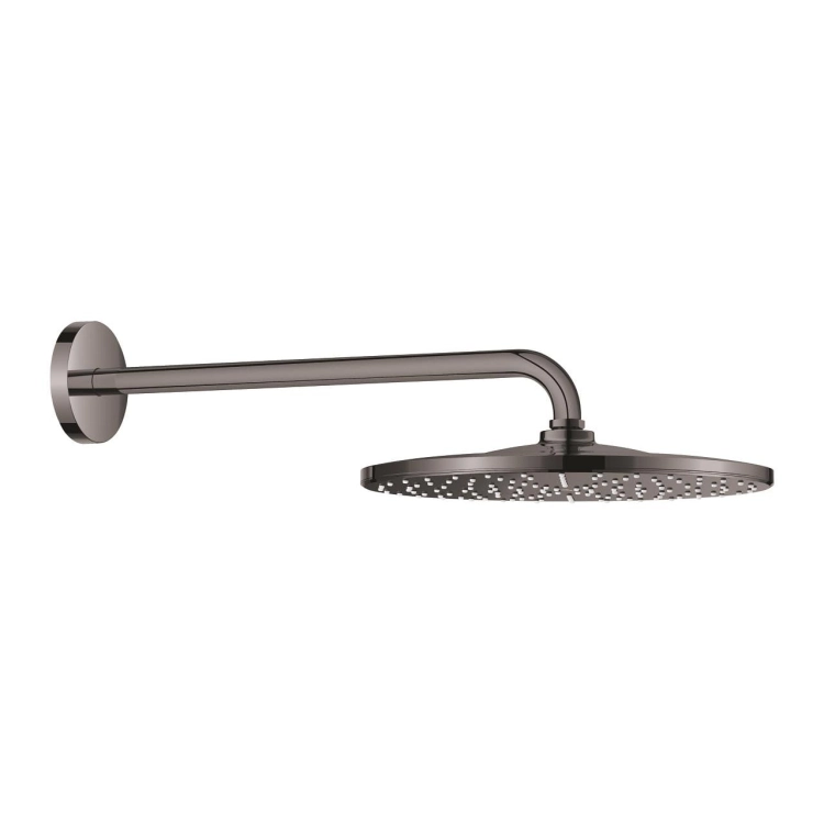 GROHE Mono Cosmopolitan prysznic górny 310mm z ramieniem ściennym, grafit błyszczący - hard graphite 26558A00