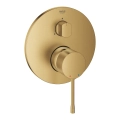 GROHE Essence podtynkowa 3-drożna, element zewnętrzny, złoty szczotkowany - brushed cool sunrise 24169GN1