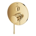 GROHE Essence podtynkowa 3-drożna, element zewnętrzny, złoty połysk - cool sunrise 24169GL1