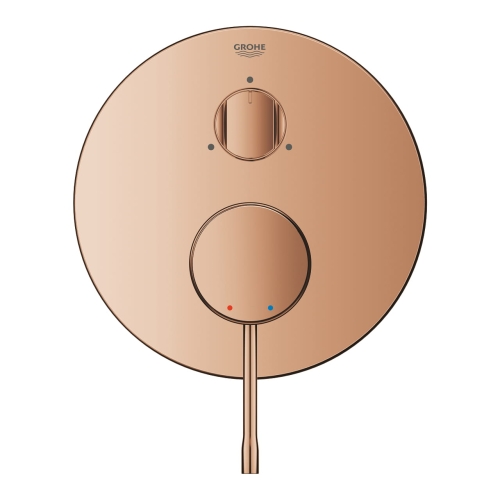 GROHE Essence podtynkowa 3-drożna, element zewnętrzny, miedziany błyszczący -  warm sunset 24169DA1