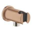 GROHE Rainshower kolanko przyłączeniowe z uchwytem, miedziany szczotkowany - brushed warm sunset 26658DL0