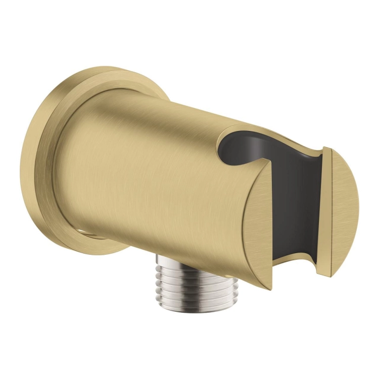 GROHE Rainshower kolanko przyłączeniowe z uchwytem, złoty szczotkowany - brushed cool sunrise 26658GN0