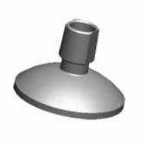 Paffoni Elys osłona głowicy do baterii ZACC287CR