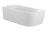SANPLAST Luxo wanna narożna przyścienna 180x80cm, WALse-kpl-mb-LUXO 80x180+STW- Npbiew, 632-370-1220-01-010Np