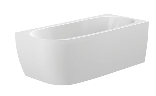 SANPLAST Luxo wanna narożna przyścienna 180x80cm, WAPse-kpl-mb-LUXO 80x180+STW- Npbiew, 632-370-1250-01-010Np