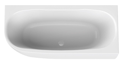 SANPLAST Luxo wanna narożna przyścienna 180x80cm, WAPse-kpl-mb-LUXO 80x180+STW- Npbiew, 632-370-1250-01-010Np
