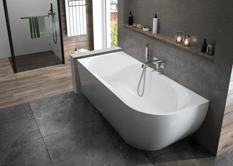 SANPLAST Loft Line wanna narożna przyścienna 180x80cm, WAL-kpl-mb/LOFT 80x180+STW- Npbiew, 632-500-1220-01-010Np