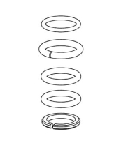 Paffoni komplet uszczelek wylewki ZSET016