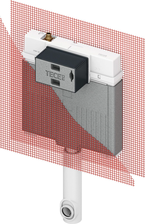 TECEBox spłuczka Octa II 8 cm, 9370500