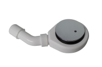 Sanplast syfon brodzikowy płaski ø90mm, pokrywa chrom 661-A0043