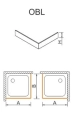 Sanplast Free Line obudowa brodzika OBL 100x100x17,5 625-403-1040-01-000