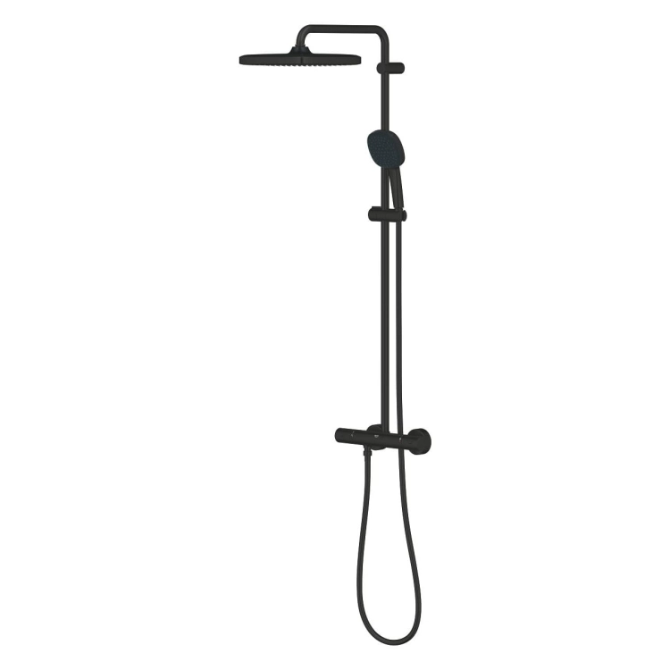 GROHE Tempesta 250 Cube system prysznicowy z termostatem, matte black 266892431