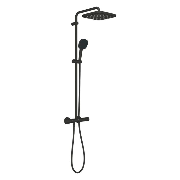 GROHE Tempesta 250 Cube system prysznicowy z termostatem, matte black 266892431