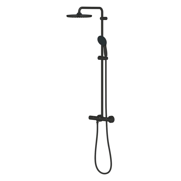 GROHE Tempesta 250 system prysznicowy z termostatem, matte black 266702431