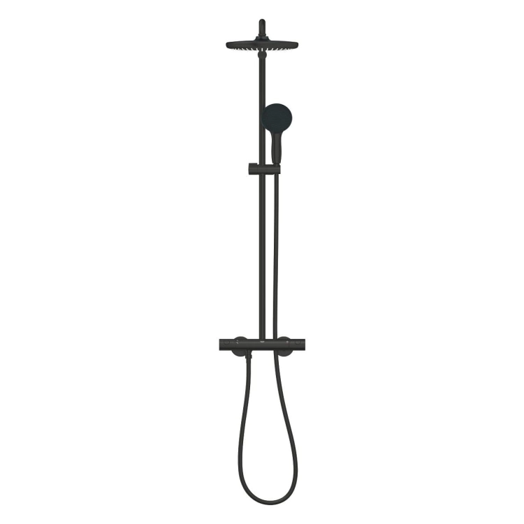 GROHE Tempesta 250 system prysznicowy z termostatem, matte black 266702431