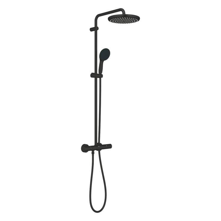 GROHE Tempesta 250 system prysznicowy z termostatem, matte black 266702431