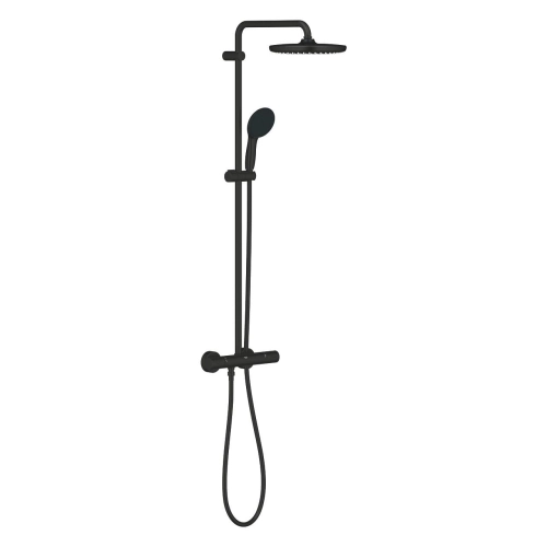 GROHE Tempesta 250 system prysznicowy z termostatem, matte black 266702431