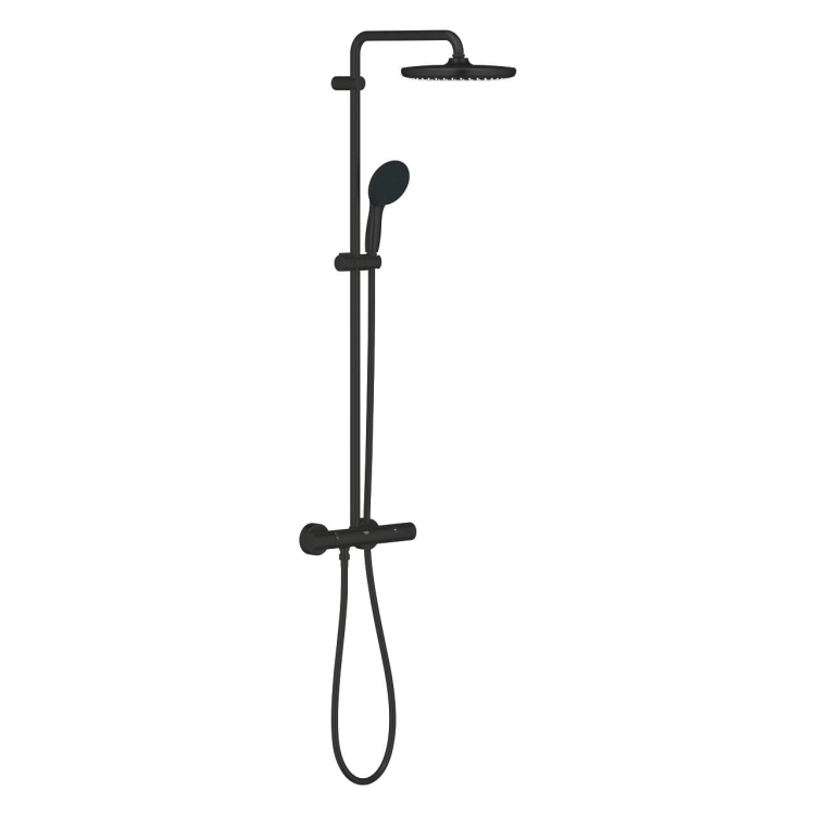 GROHE Tempesta 250 system prysznicowy z termostatem, matte black 266702431