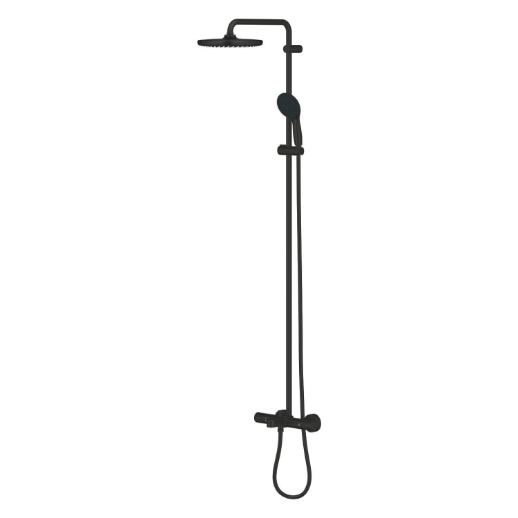 GROHE Tempesta 250 system wannowo-prysznicowy z termostatem, matte black 266722431