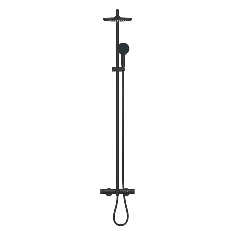 GROHE Tempesta 250 system wannowo-prysznicowy z termostatem, matte black 266722431