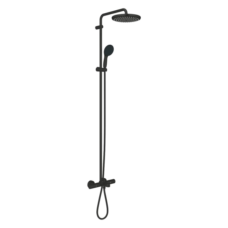 GROHE Tempesta 250 system wannowo-prysznicowy z termostatem, matte black 266722431