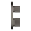 GROHE Atrio Private Collection termostatyczna bateria do obsługi dwóch odbiorników, element zewnętrzny, szczotkowany grafit - brushed hard graphite 24396AL0