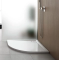 Ronal Livada brodzik półokrągły 90x90cm, promień 550, biały W20R5509004