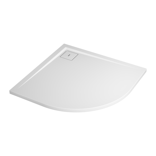 Ronal Livada brodzik półokrągły 80x80cm, promień 550, biały W20R5508004