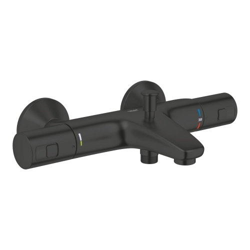 GROHE Precision Start bateria wannowo-prysznicowa z termostatem, matte black 345982430