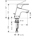 HansGrohe Focus bateria umywalkowa 31730000