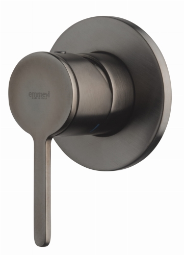 Emmevi Filo bateria prysznicowa podtynkowa, gunmetal - grafit szczotkowany 85009PICNS