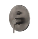 Emmevi Filo bateria wannowo-prysznicowa podtynkowa 2-drożna, gunmetal - grafit szczotkowany 85019CNS