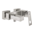 GROHE Eurocube bateria wannowa ścienna, stal nierdzewna 23140DC0