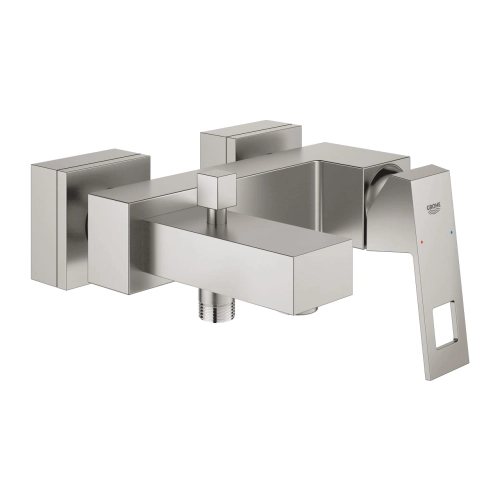 GROHE Eurocube bateria wannowa ścienna, stal nierdzewna 23140DC0