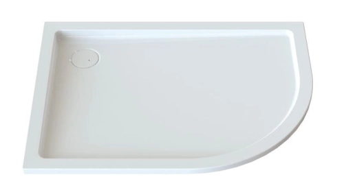 Sanplast Free Line brodzik półokrągły asymetryczny BP-L-FREE 80x120x5cm, biały 615-040-1780-01-000