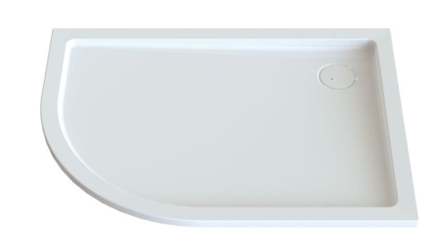 Sanplast Free Line brodzik półokrągły asymetryczny BP-P-FREE 80x120x5cm